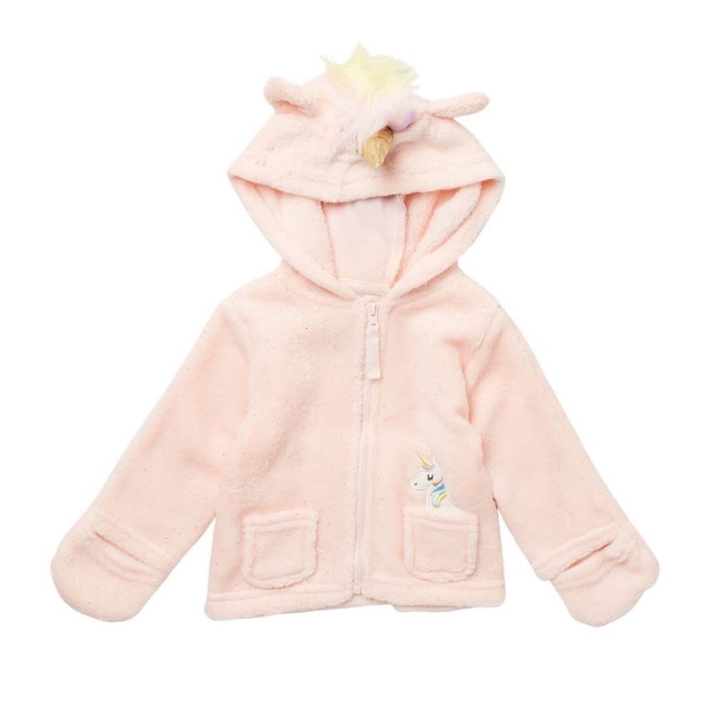 Baby Wippette Unicorn Sherling Jacket